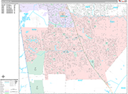 Elk Grove Wall Map Premium Style